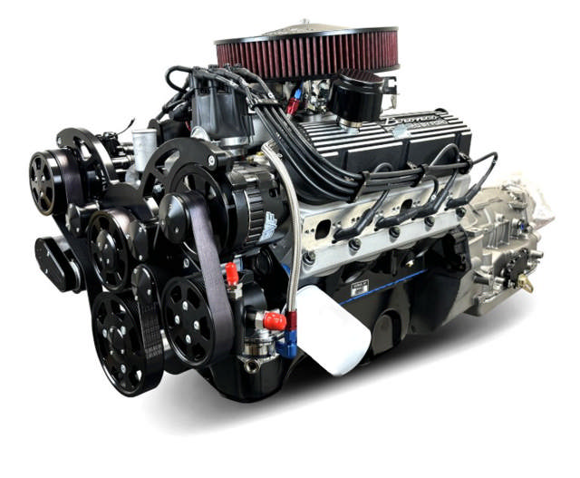 BluePrint Engines Ford Small Block Compatible 302 C.I. Bronco Edition - 4R70W Automatic Transmission - Black Pulley Kit - Carbureted
