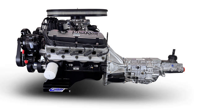 BluePrint Engines Ford Small Block Compatible 347 C.I. Mustang Edition - TKX Manual Transmission - Black Pulley Kit - Fuel Injected