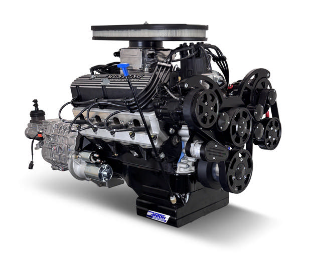 BluePrint Engines Ford Small Block Compatible 347 C.I. Mustang Edition - TKX Manual Transmission - Black Pulley Kit - Fuel Injected