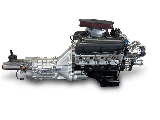 BluePrint Engines Ford Small Block Compatible 347 C.I. Standard Dressed - TKX Manual Transmission - Polished Pulley Kit - Fuel Injected