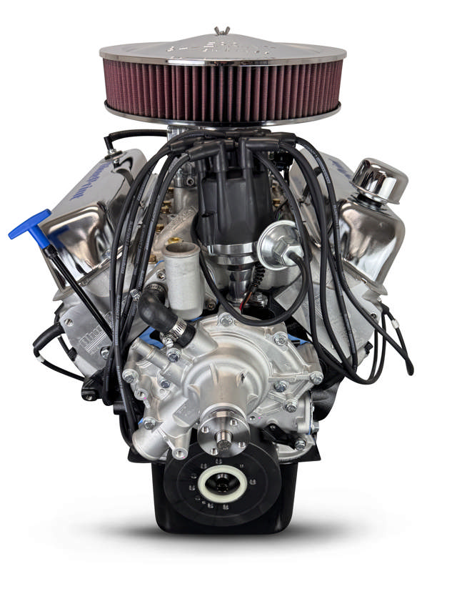 BluePrint Engines Ford Small Block Compatible 347 C.I. Deluxe Dressed - Front Sump Oil Pan - Fuel Injected