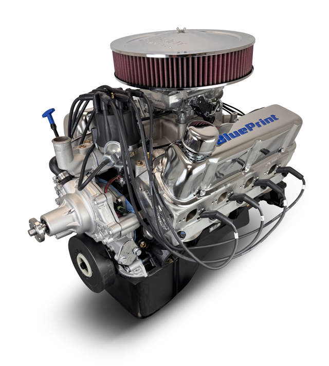 BluePrint Engines Ford Small Block Compatible 347 C.I. Deluxe Dressed - Front Sump Oil Pan - Fuel Injected
