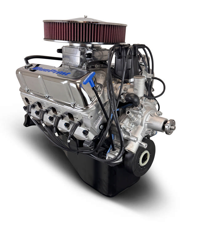 BluePrint Engines Ford Small Block Compatible 347 C.I. Deluxe Dressed - Front Sump Oil Pan - Fuel Injected