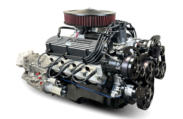 BluePrint Engines Ford Small Block Compatible 302 C.I. Bronco Edition - 4R70W Automatic Transmission - Black Pulley Kit - Carbureted