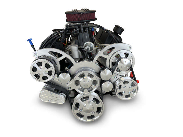 BluePrint Engines Ford Small Block Compatible 302 C.I. Standard Edition - TKX Manual Transmission - Polished Pulley Kit - Carbureted