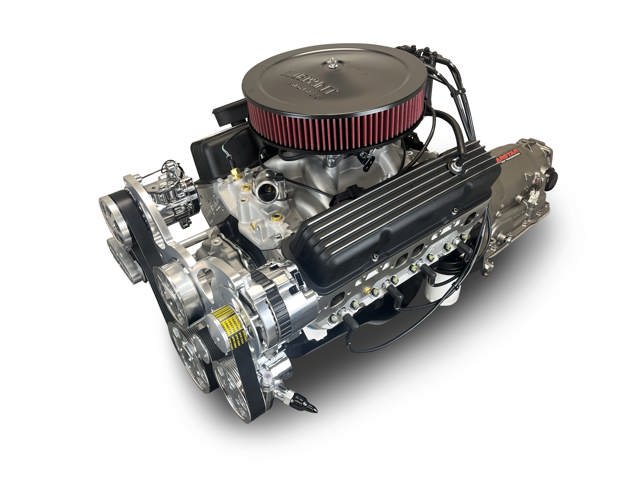 BluePrint Engines GM Small Block Compatible 383 C.I. Standard Edition - 700R4 Automatic Transmission 4WD Ready - Polished Pulley Kit - Fuel Injected