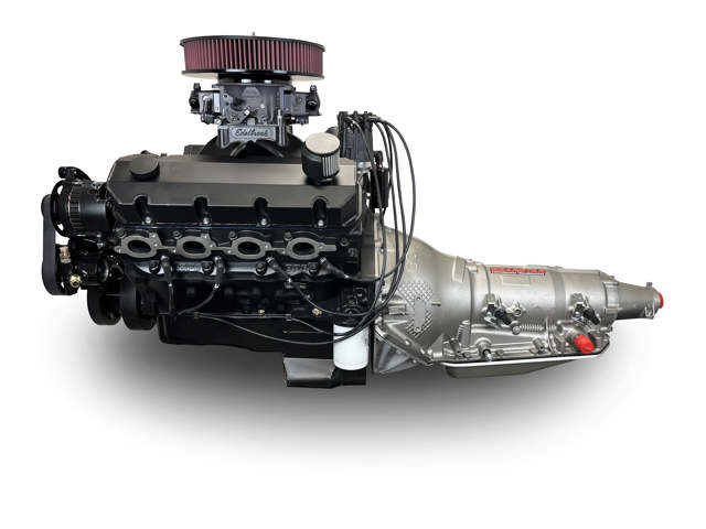 BluePrint Engines GM Big Block Compatible 632 C.I. Blackout Edition - 4L80E Automatic Transmission - Black Pulley Kit - Fuel Injected