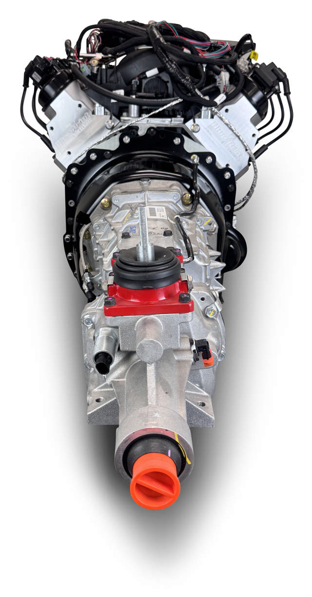 BluePrint Engines GM LS Compatible 427 c.i. Engine and T56 Manual Transmission - Standard Edition Builder Series - Natural Pulley Kit - Holley Terminator X EFI System
