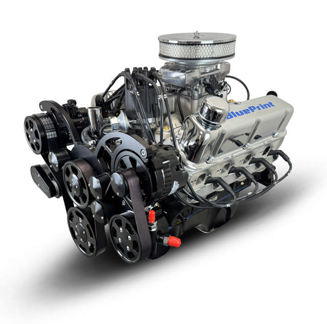 BluePrint Engines Ford Small Block Compatible 302 C.I. Deluxe Dressed - Rear Sump Oil Pan - Cruiser - Black Pulley Kit - Fuel Injected