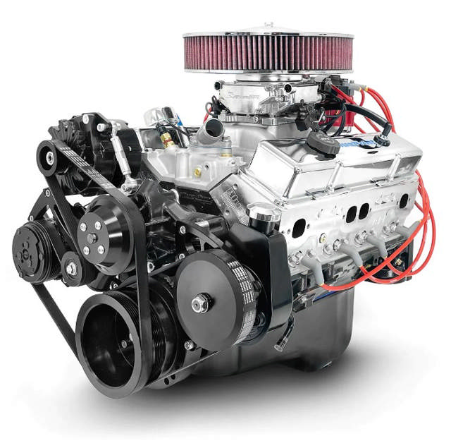 GM Small Block Compatible 350 c.i. Engine - 341 Horsepower - Deluxe Dressed - Black Pulley Kit - Fuel Injected