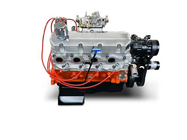 BluePrint Engines GM Big Block Compatible 540 c.i. Pro Series Engine - 670 Horsepower - Deluxe Dressed - Black Pulley Kit - Carbureted