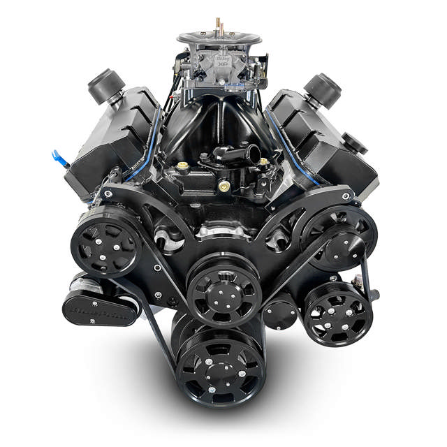 BluePrint Engines GM Big Block Compatible Pro Series 632 C.I. Deluxe Dressed - Black Pulley Kit - Reaper Edition - Fuel Injected