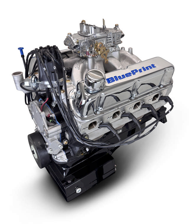 BluePrint Engines Ford Small Block Compatible Pro Series 427 C.I. Base Dressed - Front Sump Pan - Carbureted