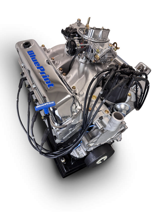 BluePrint Engines Ford Small Block Compatible Pro Series 427 C.I. Base Dressed - Front Sump Pan - Carbureted