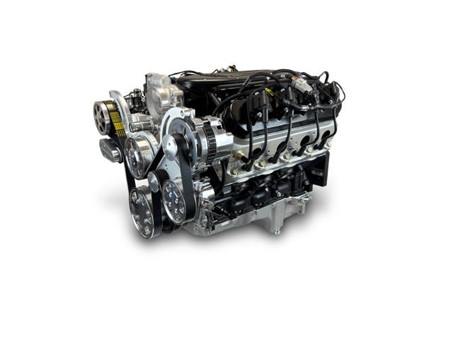 BluePrint Engines GM LS Compatible 376 c.i. Pro Series Engine - BPE Cast Intake - Deluxe Dressed - Polished Pulley Kit - BluePrint Engines Calibrated ECU