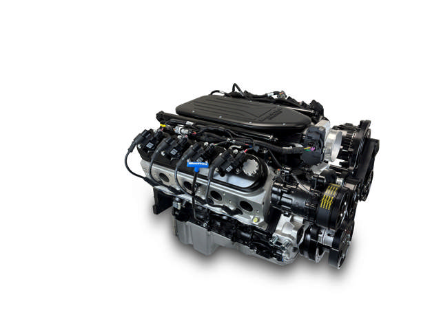 BluePrint Engines GM LS Compatible 376 c.i. Pro Series Engine - BPE Cast Intake - Deluxe Dressed - Black Pulley Kit - BluePrint Engines Calibrated ECU