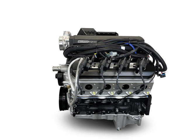 BluePrint Engines GM LS Compatible 427 c.i. Pro Series Engine - Fabbed Aluminum Intake - Base Dressed - BluePrint Engines Calibrated ECU