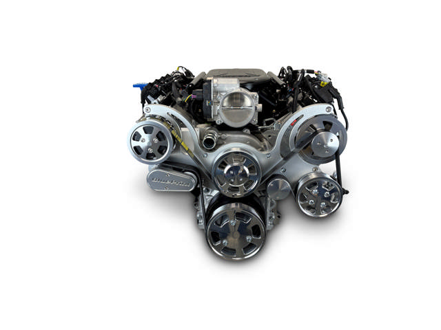 BluePrint Engines GM LS Compatible 427 c.i. Pro Series Engine - BPE Cast Intake - Deluxe Dressed - Polished Pulley Kit - BluePrint Engines Calibrated ECU