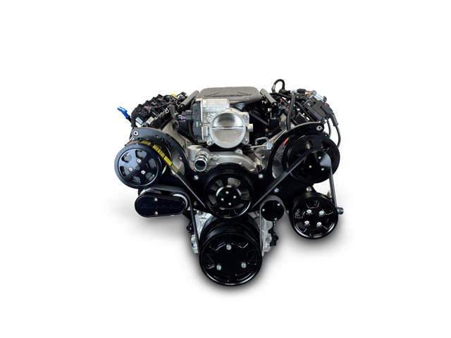 BluePrint Engines GM LS Compatible 427 c.i. Pro Series Engine - BPE Cast Intake - Deluxe Dressed - Black Pulley Kit - BluePrint Engines Calibrated ECU