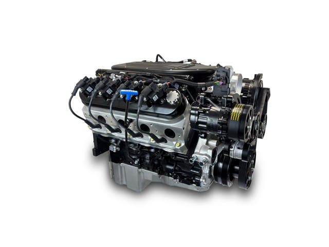 BluePrint Engines GM LS Compatible 427 c.i. Pro Series Engine - BPE Cast Intake - Deluxe Dressed - Black Pulley Kit - BluePrint Engines Calibrated ECU