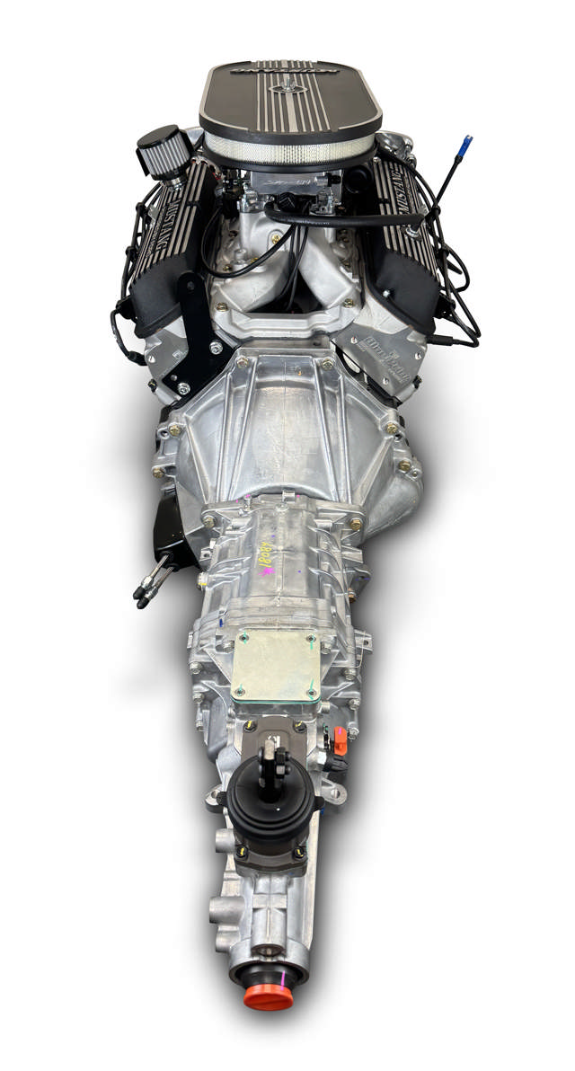 BluePrint Engines Ford Small Block Compatible 347 C.I. Mustang Edition - TKX Manual Transmission - Polished Pulley Kit - Fuel Injected