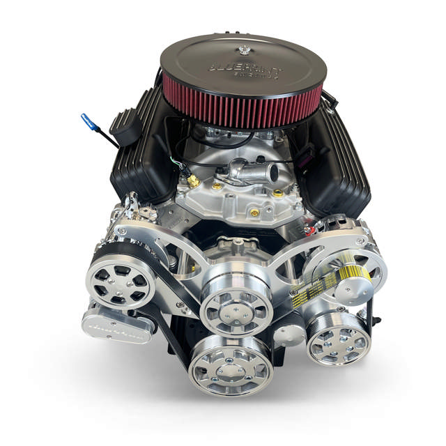 BluePrint Engines GM Small Block Compatible 383 C.I. Standard Edition - 700R4 Automatic Transmission 4WD Ready - Polished Pulley Kit - Fuel Injected