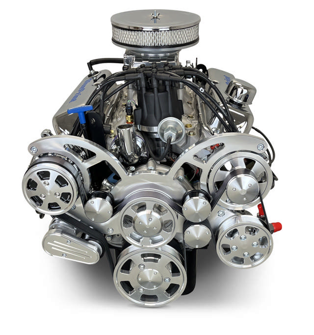 BluePrint Engines Ford Small Block Compatible 302 C.I. Deluxe Dressed - Front Sump Oil Pan - Cruiser - Polished Pulley Kit - Fuel Injected