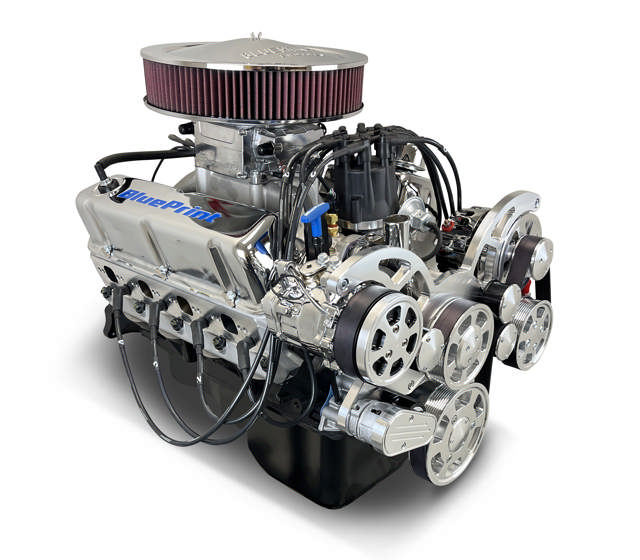 BluePrint Engines Ford Small Block Compatible 347 C.I. Deluxe Dressed - Front Sump Oil Pan - Polished Pulley Kit - Fuel Injected