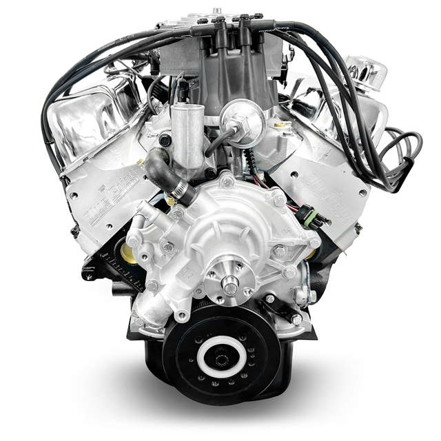 BluePrint Engines Ford Small Block Compatible 347 C.I. Deluxe Dressed - Rear Sump Oil Pan - Fuel Injection