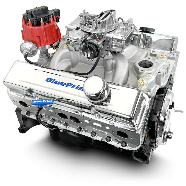 GM Small Block Compatible 350 c.i. Engine - 341 Horsepower - Base Dressed - Carbureted
