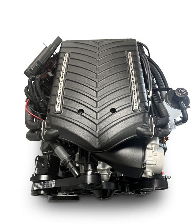 BluePrint Engines Chrysler Hemi Compatible Pro Series 426 C.I. Deluxe Dressed - Black Pulley Kit - Supercharged